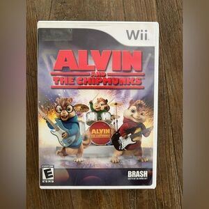 Nintendo Wii Alvin and the Chipmunks game